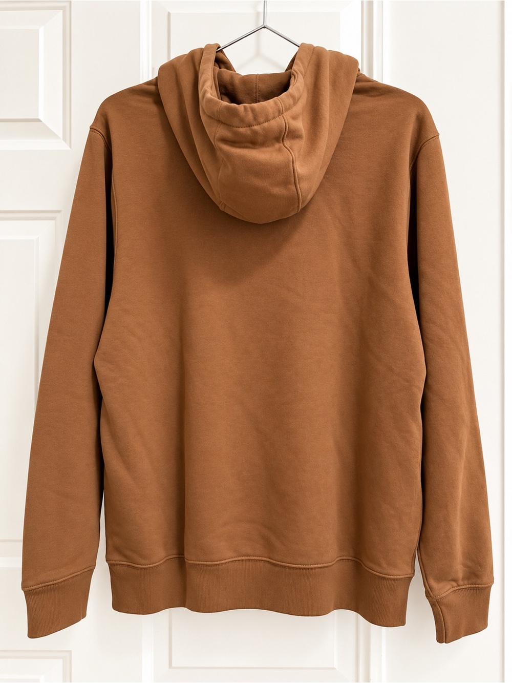 Nike Brown Pullover Hoodie with Small White Logo - Picture 2 of 3